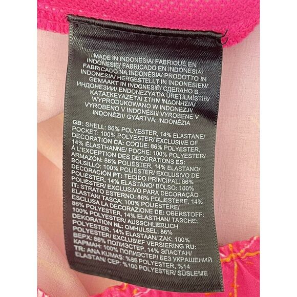 NEW The North Face Wander Shorts Men's XXL Pink Glo Print Swim Trunks Zip Pocket - Picture 8 of 13